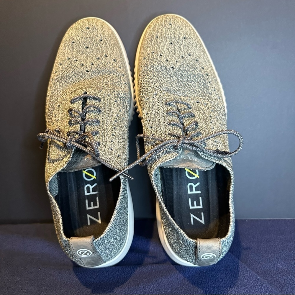 Cole Haan Zerogrand Gray Oxfords - Picture 7 of 8